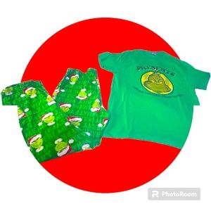 2pc women’s pajama set by “the grinch”